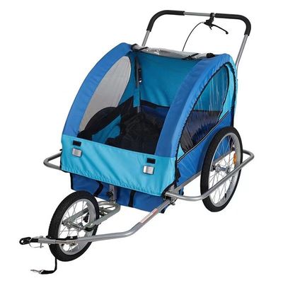 2021 Aluminium Bike Baby Trailer dla dzieci 2 posiadacze MTB 14' przednie koło i 20' tylne koła