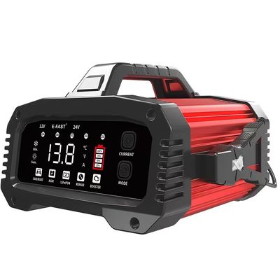 -Chic Design Foxsur 12V 24V 25A inteligentny ładowarka akumulatora do samochodu wtyczka do ciężarówki wygodna naprawa