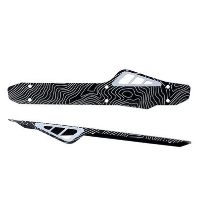 jakość  MTB Bicycle Frame Chain Guard Protector in Black 26x6.3x0.07cm for Cycling and Bikes fabryka