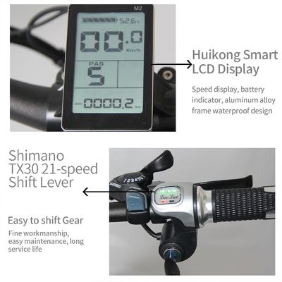 Aluminiowy ramy stopu 48V 13AH baterii litowej tłuszczu opony rower elektryczny z 1000W silnika