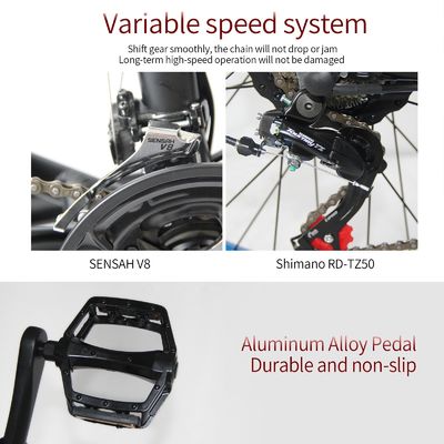 Aluminiowy ramy stopu 48V 13AH baterii litowej tłuszczu opony rower elektryczny z 1000W silnika