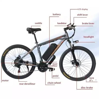 48V 18Ah bateria litowa 1000W Motor 29&quot; Elektryczny rower górski o szerokości opon 26*1,95