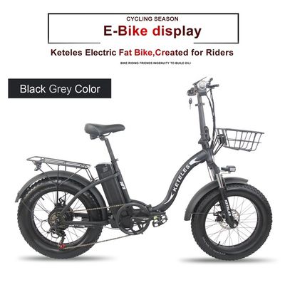 EU Stock 250W Motor 15AH Litium Battery Składany E-Bike z i 20x4.0 cali Fat Tire