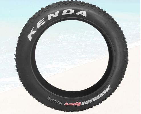 20x4.0 Snow Bike Czarne tłuste opony Beach Bike Gumkowe opony zewnętrzne dla 12-20inches i 2 kg