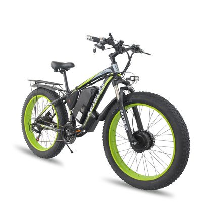 Zamarznięcie tarczowe 72V 2000W Dwukrotny tylny silnik 23AH Bateria litowa 26&quot;x4.0&quot; Fat Tire Electric Bike