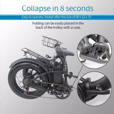 15AH bateria litowa elektryczny składany rower EU magazyn Dropshipping z 250W silnikiem