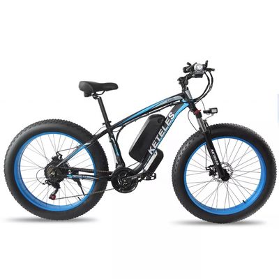 1000W Motor 18AH Akumulator 26&quot; Fat Tire Rower elektryczny zasięg na moc 31 60 km