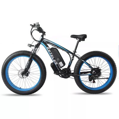 1000W Motor 18AH Akumulator 26&quot; Fat Tire Rower elektryczny zasięg na moc 31 60 km