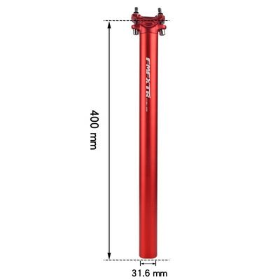27.2/30.9/31.6*400mm Aluminiowa rurociąg prosty z podwójnym gwoździem do rury siedziska roweru górskiego