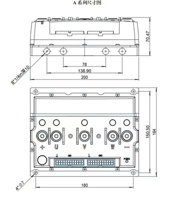 48V 27 Speed Brushless DC Controller z Bluetooth dla elektrycznych rowerów hybrydowych 3KW-20KW