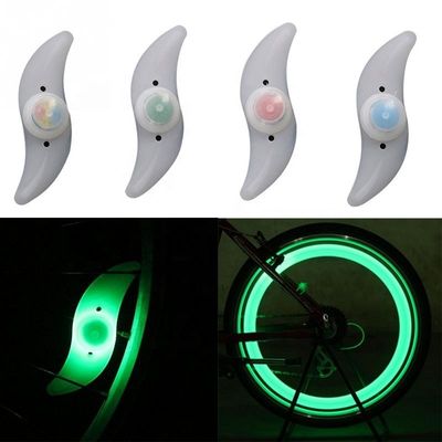 1 x przycisk z akumulatorem JWA Silicone Bike Light Frame dla kolorowych i zabawnych rowerów