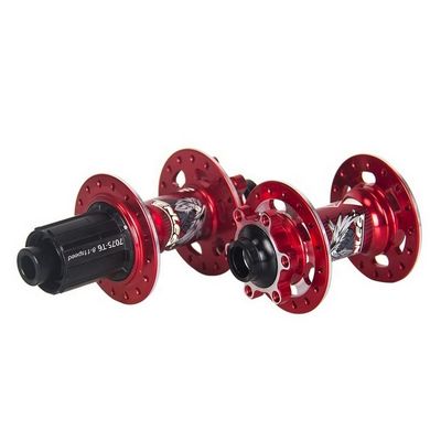 Sześciokrętowy hamulcer dyskowy 32 otwory przez oś QR Rower Hub Set dla szybkiego i łatwego uwolnienia