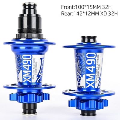 2021 Rower Hub XX1 XD 12Speed Cassette Body Hubs Koozer XM490PRO Zapełniony 4 łożyska rowerów górskich Hub QR Thru 28 32 36Dołków Xdr