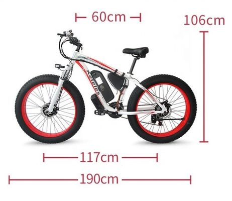 Rower elektryczny o mocy 2000 W z akumulatorem litowym o pojemności 21AH i 26x4.0 cali oponą tłuszczową w magazynie UE