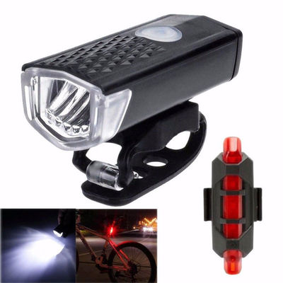 Światło z przodu Światło z tyłu USB LED Światło na rower rowerowy do cyklu górskiego