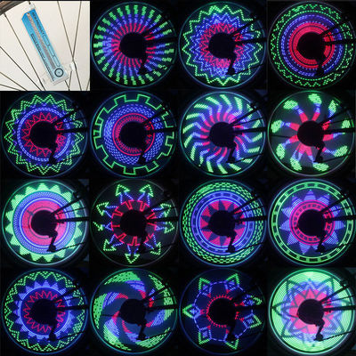 32 Lampa LED do 24 cali z kołem, zasilane baterią, światła rowerowe na zewnątrz