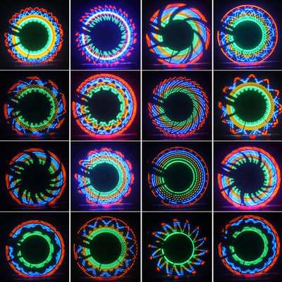 32 Lampa LED do 24 cali z kołem, zasilane baterią, światła rowerowe na zewnątrz