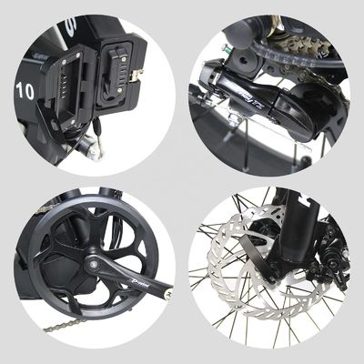 Rower elektryczny typu All-Terrain 1000W 13AH z 20x4.0 Inch Fat Tire i szybkim czasem ładowania