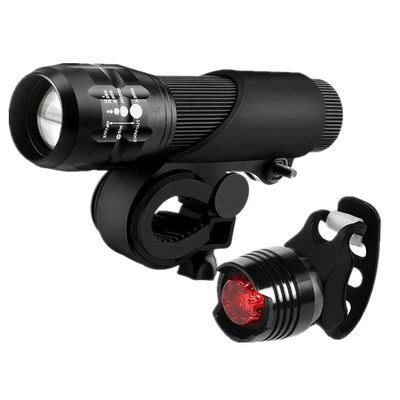 3 w 1 USB Wdrażalny LED wodoodporny Super Jasny Zoom Lampa tylna Światło 50g Waga