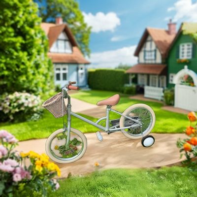 Koło z stopem INS Style 16 Inch Retro Rower dziecięcy pojedyncza prędkość dla 4-8 lat dzieci