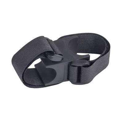 Czarny rower LED Torch Rotation Bracket Flashlight Stand dla 28-40mm Bike Light