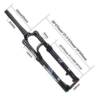 Przedni widelec rowerowy 26/27.5/29&quot;