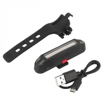 USB Ładowalna lampa LED koła rowerowego dla ABS PC