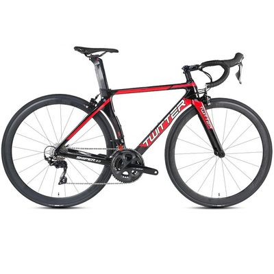 TWITTER R7000-22 Speed Road Bike z hydraulicznym hamulcem dyskowym i ramą z włókna węglowego