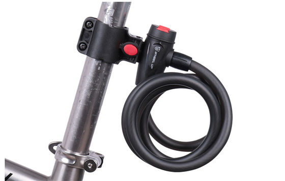 2022 Anty-Theft Bike Steel Cable Lock Portable Security Padlock dla rowerów górskich MTB