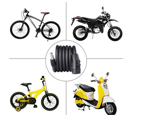2022 Anty-Theft Bike Steel Cable Lock Portable Security Padlock dla rowerów górskich MTB
