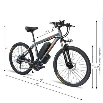Elektryczny rower górski 26&quot; E-Bike z akumulatorem litowym 48V 13Ah i silnym silnikiem 500W
