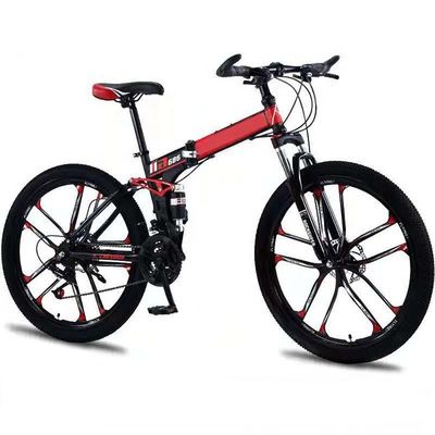 26 Inch Opp Bag 10 Pcs Mężczyźni Stalowy Mountain Bike z hamulcem dyskowym i aluminiowym widelcem