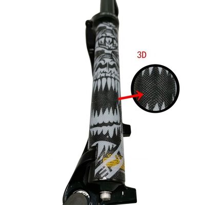 3D wodoodporna naklejka ochronna widelca rowerowego do dekoracyjnej ochrony ramy rowerowej