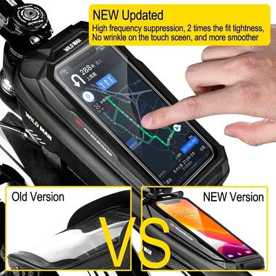 Wodoszczelny 6.6in Phone Case Touchscreen Bag for MTB Pack 1L Capacity Accessoires Rower