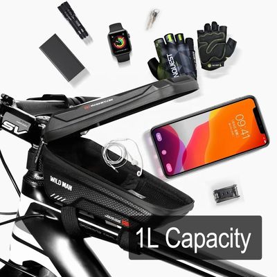 Wodoszczelny 6.6in Phone Case Touchscreen Bag for MTB Pack 1L Capacity Accessoires Rower