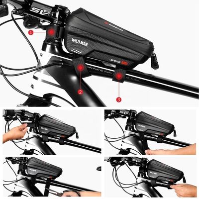 Wodoszczelny 6.6in Phone Case Touchscreen Bag for MTB Pack 1L Capacity Accessoires Rower