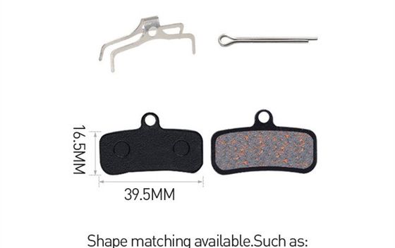 35x30.5mm Czerwony metalowy podkładki hamulcowe do żywicy MTB rowerowy górski dysk obrotowy podkładki hamulcowe