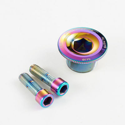 Kategoria CRANK 2021 Kolorowe części rowerowe z aluminium M18/M20 MTB Crankset Cover Screw