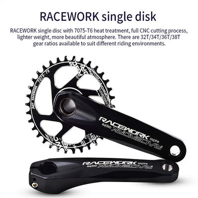 RACEWORK 32T 34T 36T 38T Zestaw z oponami dolnymi do MTB GXP 170 mm i 68 mm