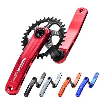 MTB Cyklowy skrętek z pierścieniem łańcuchowym 30/32/34/36/38T i długością skrętu 170 mm