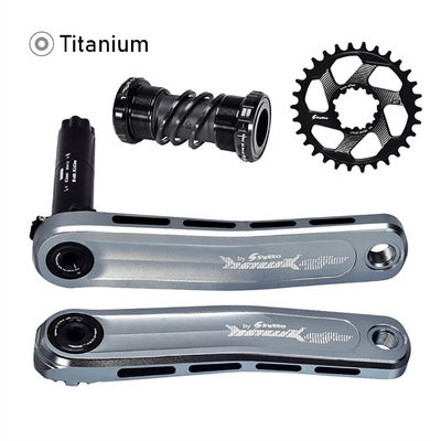 MTB Cyklowy skrętek z pierścieniem łańcuchowym 30/32/34/36/38T i długością skrętu 170 mm