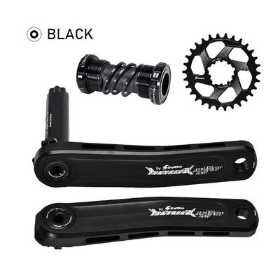 MTB Cyklowy skrętek z pierścieniem łańcuchowym 30/32/34/36/38T i długością skrętu 170 mm