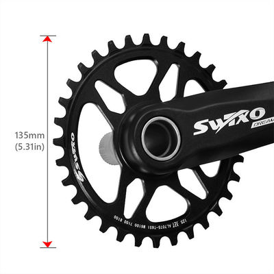 Mountain Bike Bottom Bracket Crankset z 170mm Crank Arm i 32/34/36/38T Chainwheel