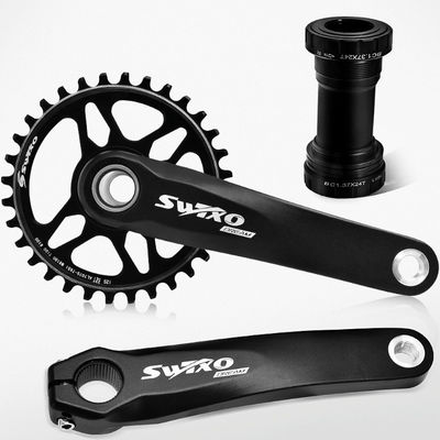 Mountain Bike Bottom Bracket Crankset z 170mm Crank Arm i 32/34/36/38T Chainwheel