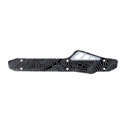 MTB Rower Frame Chain Guard Protector w kolorze czarnym 26x6.3x0.07cm dla rowerów i rowerów