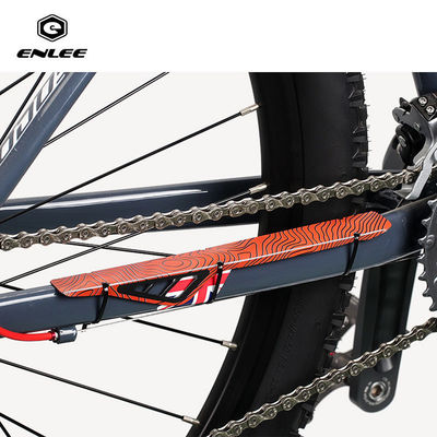 MTB Rower Frame Chain Guard Protector w kolorze czarnym 26x6.3x0.07cm dla rowerów i rowerów